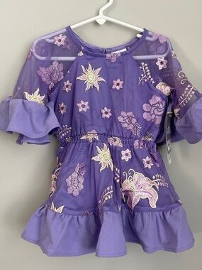 Rapunzel Tangeled Inspired Disney Dress VGUC